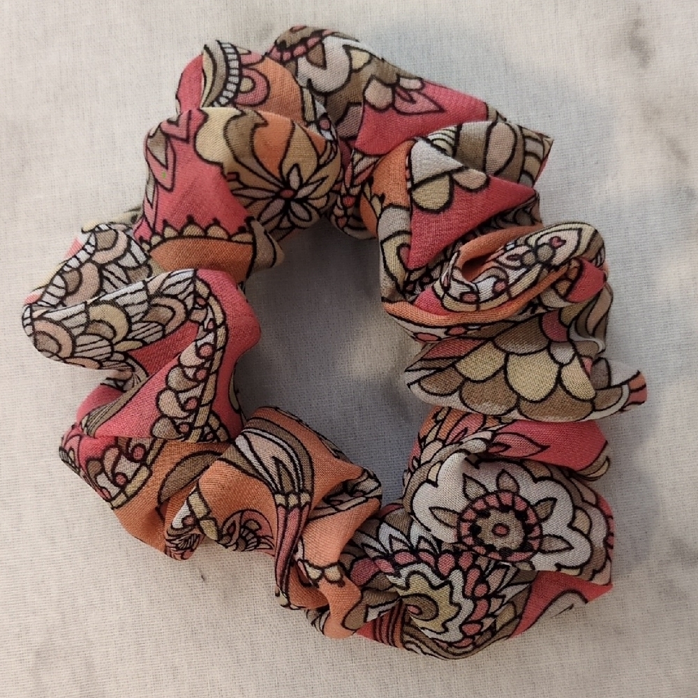 3/$20 Floral Patterned Hair Scrunchie